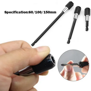 

1/4" 60MM Impact Drive Hex Shank Quick Release Change Holder Bit Drill Chuck Adapter Magnetic Screwdriver Bit Holder