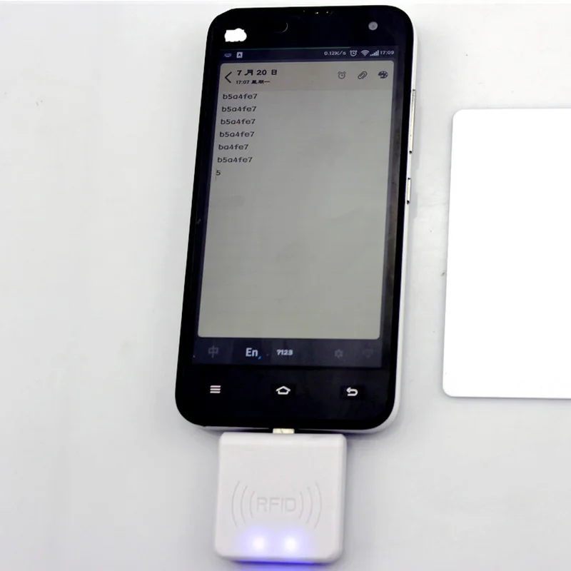 

Factory direct new Android Phone Tablet 13.56Mhz ISO 14443A Rfid reader Plug & Play USB R65C +3pcs M1 Cards
