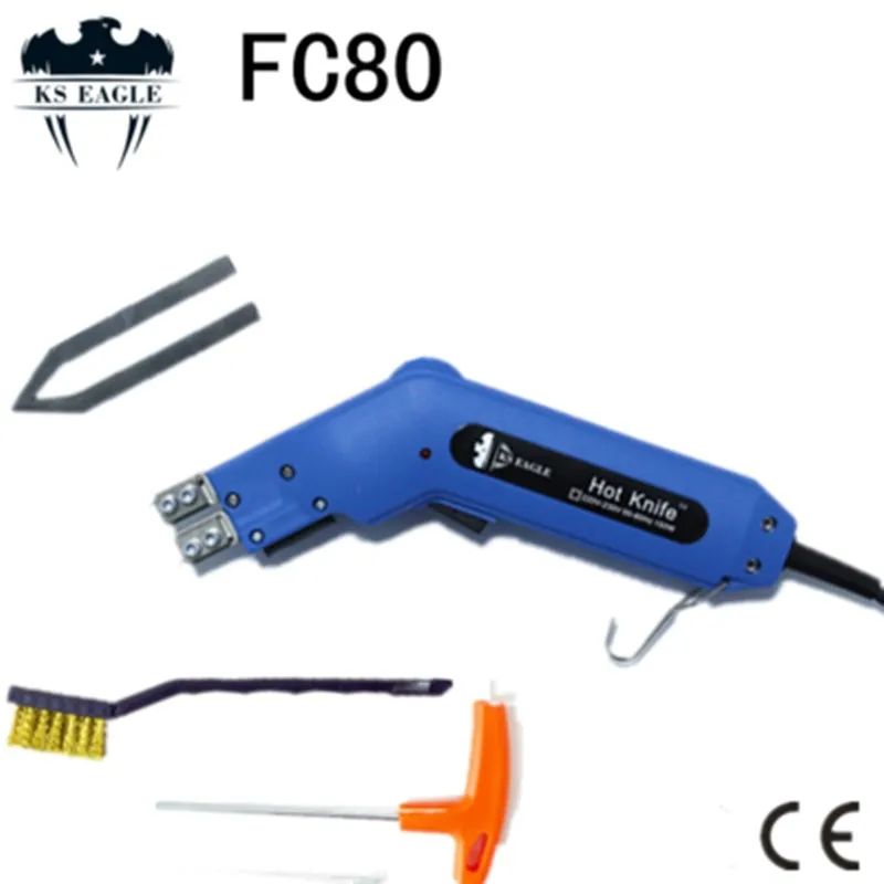 

80 Вт Электрический нож Горячий Резак набор с чемоданом для резки и канавки пены изоляционная доска экструдированная доска