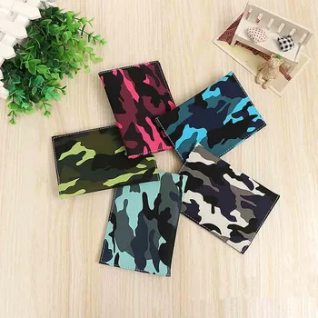 

Unisex Travel Camouflage Passport Cover Fashion Credit Card ID Case Wallet Clip Card & ID Holders Id Bank Card Case Fashion