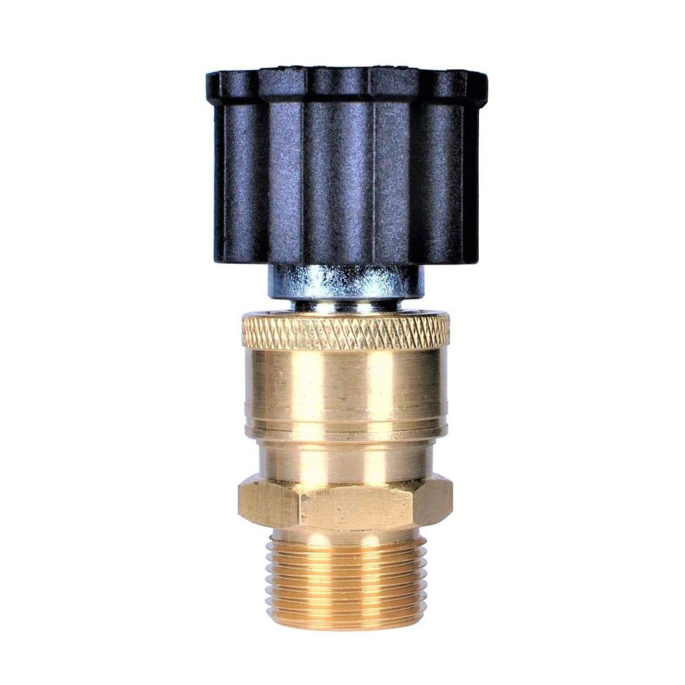 YAMATIC 2 шт. адаптер для стиральной машины, набор M22-14mm Штекерный и 3/" быстрый разъем M22-14mm женский x QC штекер 5000 PSI автомойка
