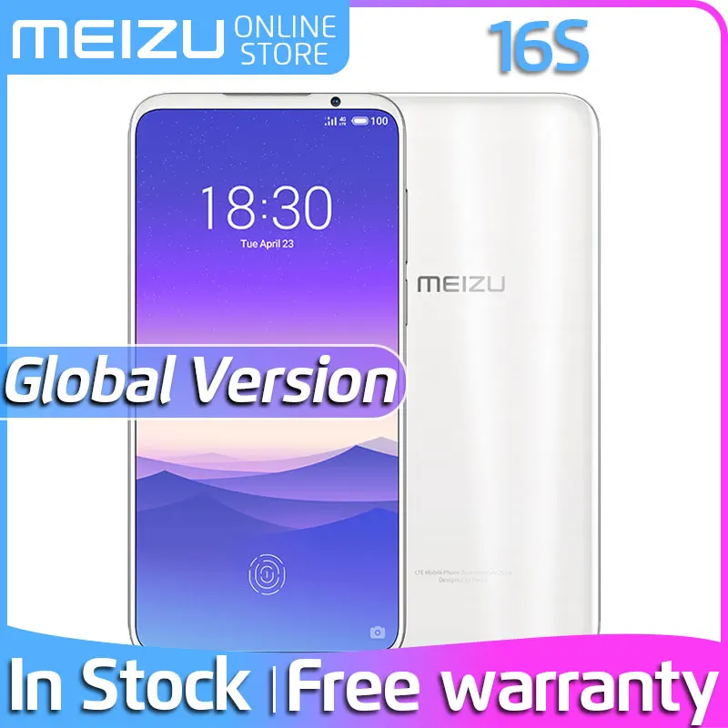 Meizu 16s в наличии 128 ГБ глобальная версия сотовый телефон Meizu16s Snapdragon 855 камера 48 МП NFC