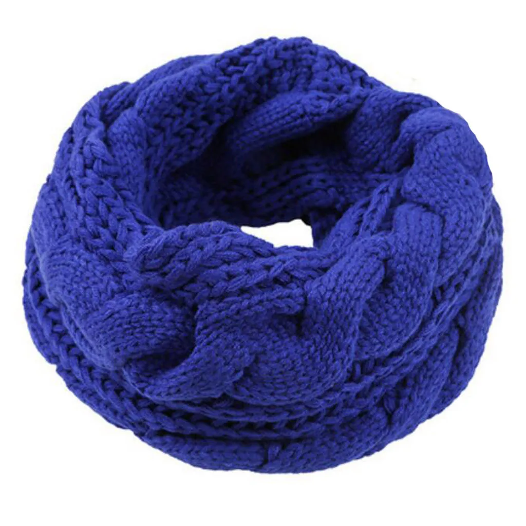 Зимние модные шарфы для Для женщин шаль оплетка мягкость ухаживает за теплая вязальная шерсть кольцо шарфы палантины белый женские шали и шарфы Для женщин