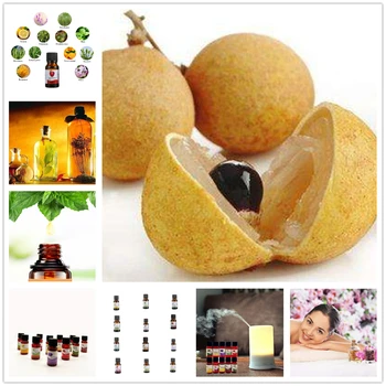 

12 Smells 100% Pure Essential Oils for Diffuser Humidifier Massage Fragrant pear,Hawthorn,Tangerine Longan Olis 10ML/Pcs