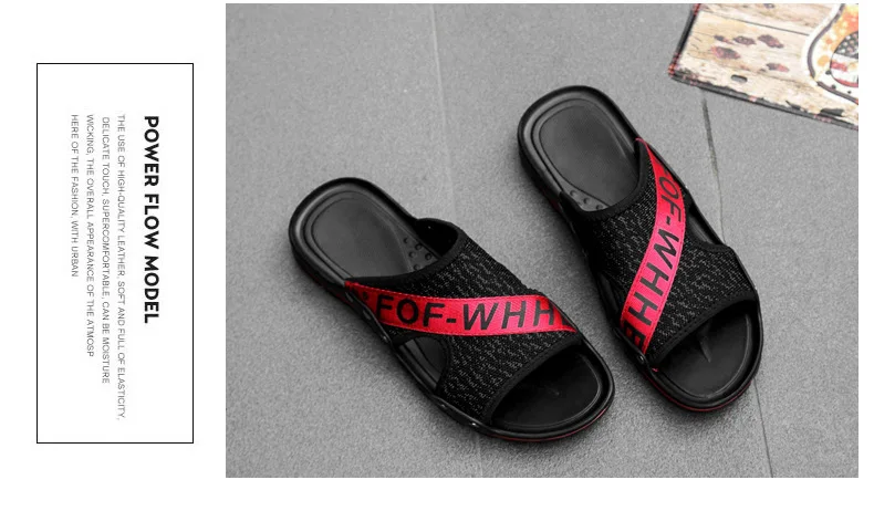 Hot Selling Plus-sized Menswear-Style Leather Anti-slip Slipper Soft-Sole Trend Korean-style Casual Sandals Men's