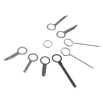 

8 Pcs Car Stereo CD Radio Audio Head Unit Release Removal Key Tool Kit