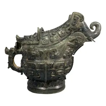 

LaoJunLu Fine Workmanship Elephant Arch Weighs 8.1 Kg Imitation antique bronze masterpiece collection of solitary Chinese