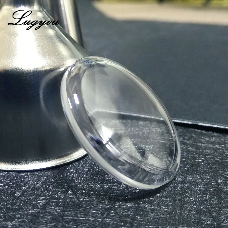 32 mm Lugyou San Martin, толщина 4,7 мм, двойной куполообразный сапфировый кристалл, диаметр 32 мм, вогнутое пузырьковое стекло для 62 mas SN007, часы, не царапаются - Цвет: 32 mm
