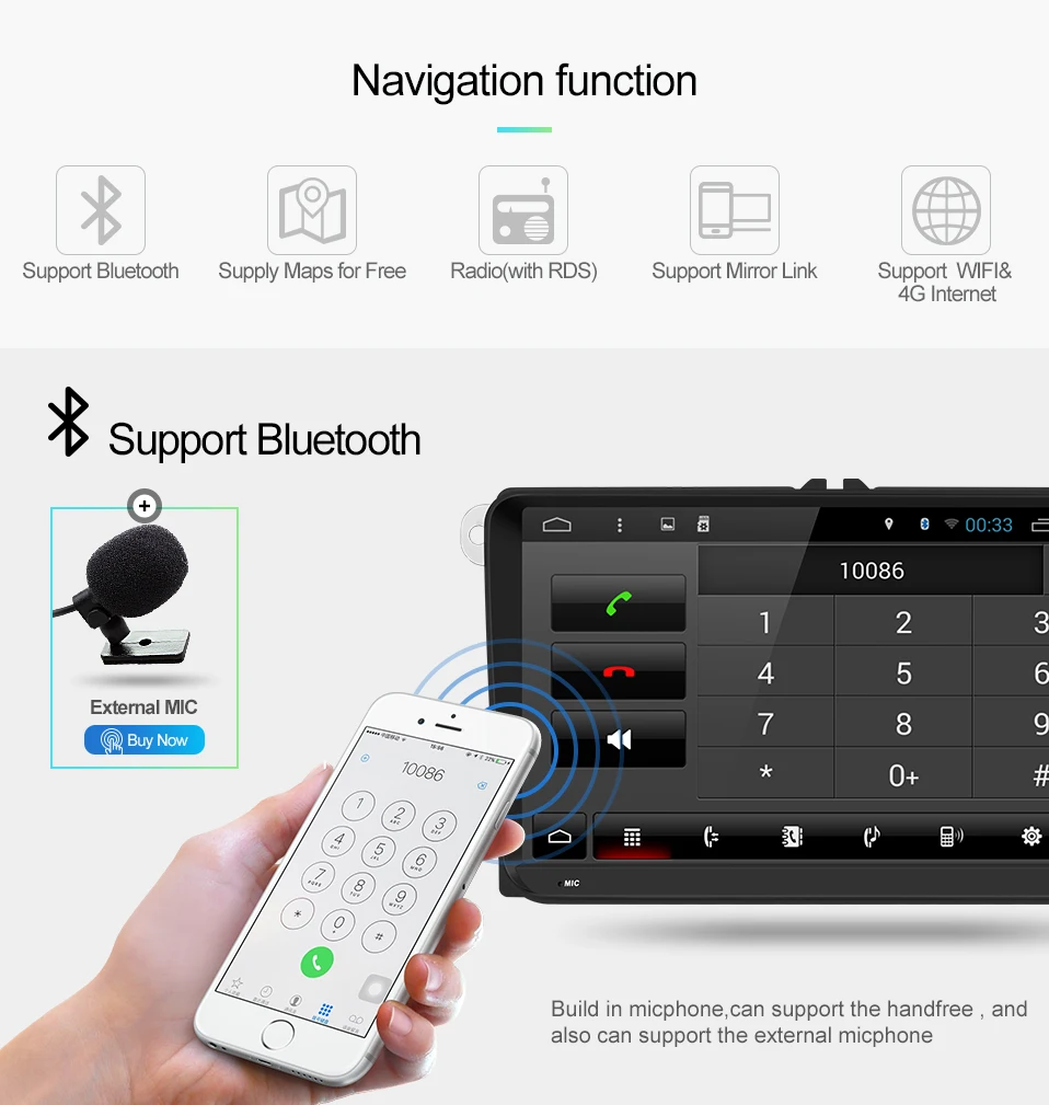 Top Octa Core IPS screen car dvd for vw passat b7 b6 golf 5 polo tiguan octavia rapid fabia with gps navigation radio player 16