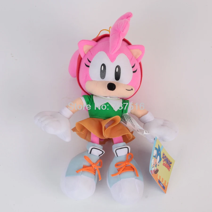 Новая серия, супер Соник, Amy Rose Blaze, кот Соник, оборотень, Серебряный ежик, плюшевая игрушка в виде животного, 11-20 дюймов