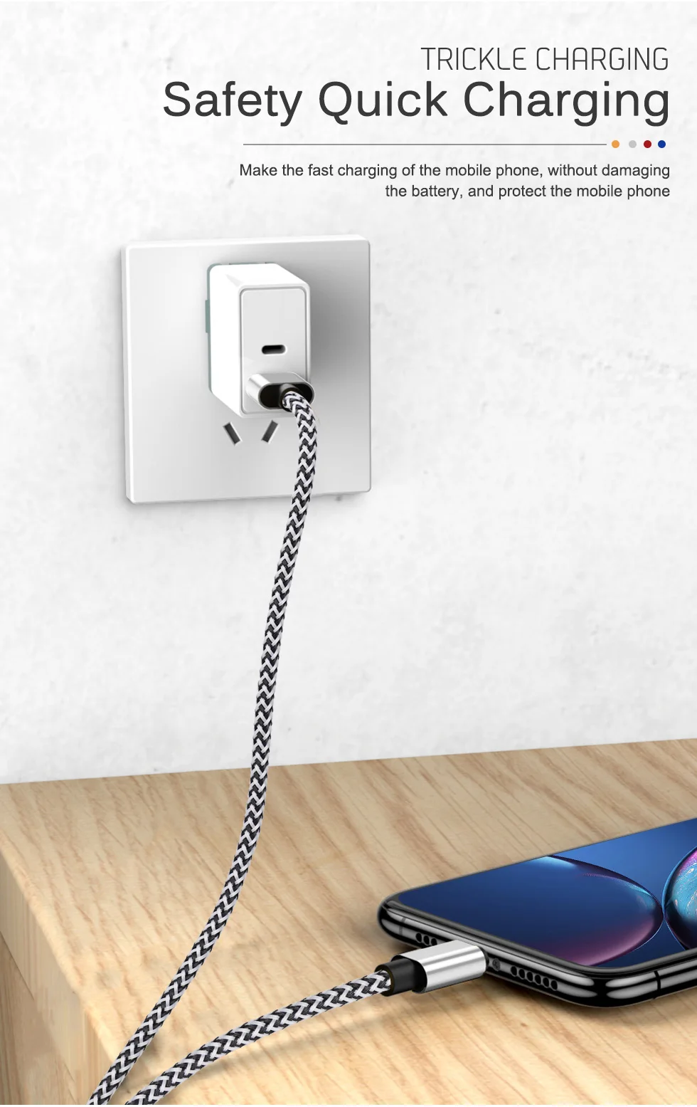 2 м 3M USB кабель для передачи данных для iPhone 11 Pro XS Max X XR 6 S 6 S 7 8 Plus 5 5S iPad Mini длинный провод шнур для быстрой зарядки