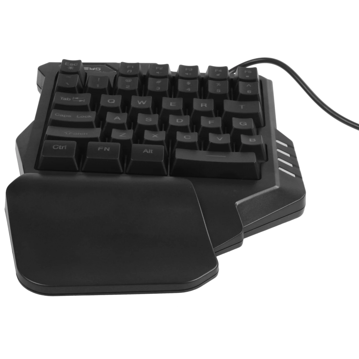  G30 1.6m Wired Gaming Keypad with LED Backlight 35 Keys One-handed Membrane Keyboard for LOL/PUBG/C