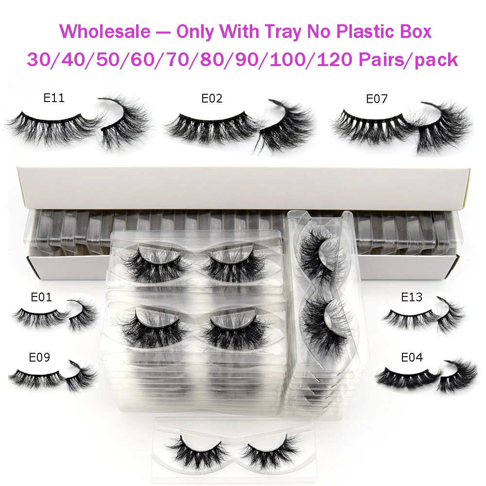 30/60/90/100/120/240pairs/pack Visofree mink eyelashes bulk Natural lashes Reusable makeup False Eyelashes Faux cils wholesale | Красота и