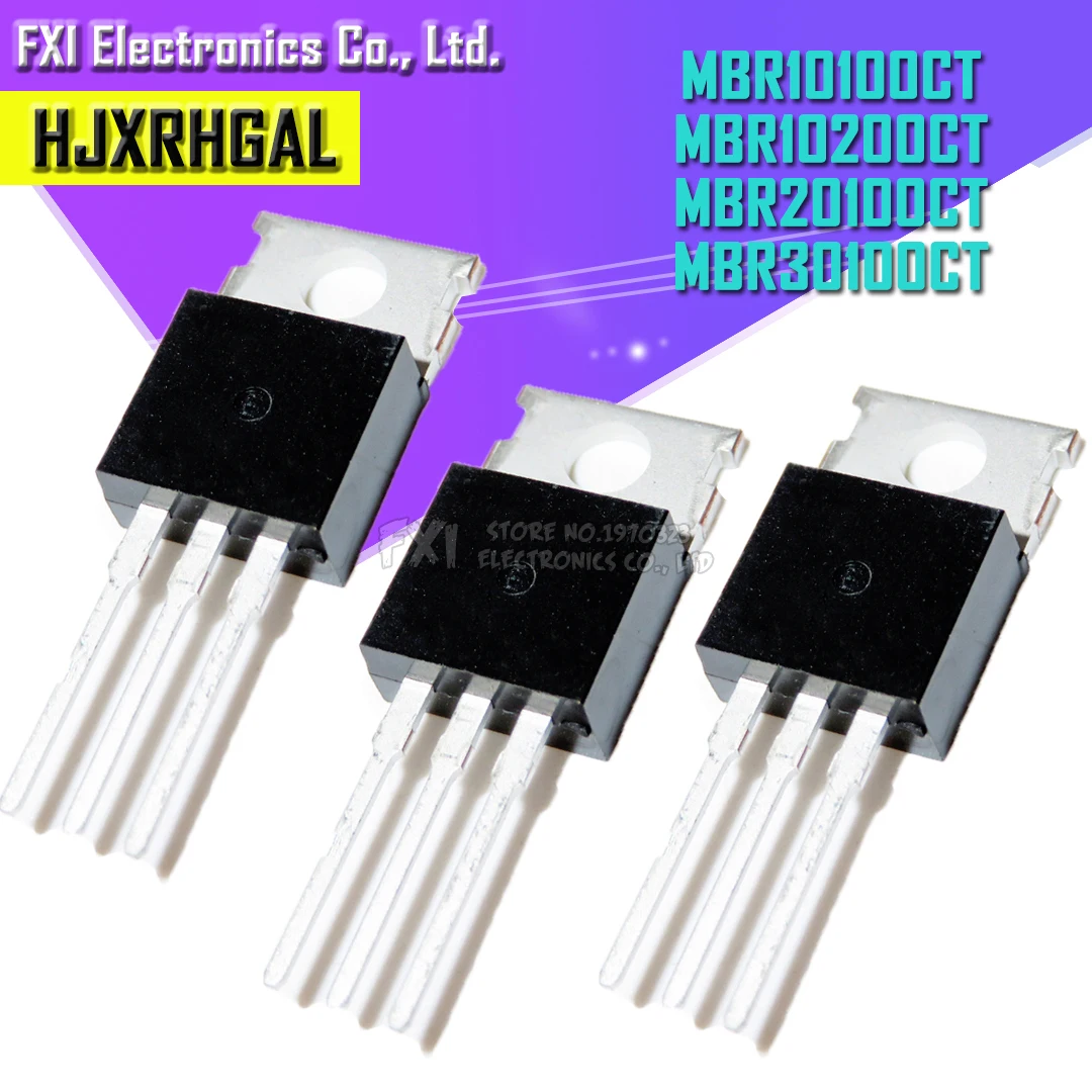 10 шт. транзистор MBR10100CT MBR10200CT MBR20100CT MBR20200CT MBR30100CT LM317T IRF3205 TO220 MBR20100