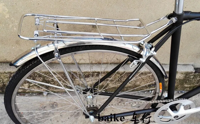 Стойка для дорожного велосипеда, быстросъемный багажный Подседельный штырь, переноска, задняя стойка, крыло, ретро стальная рама, фикси держатель для велосипеда