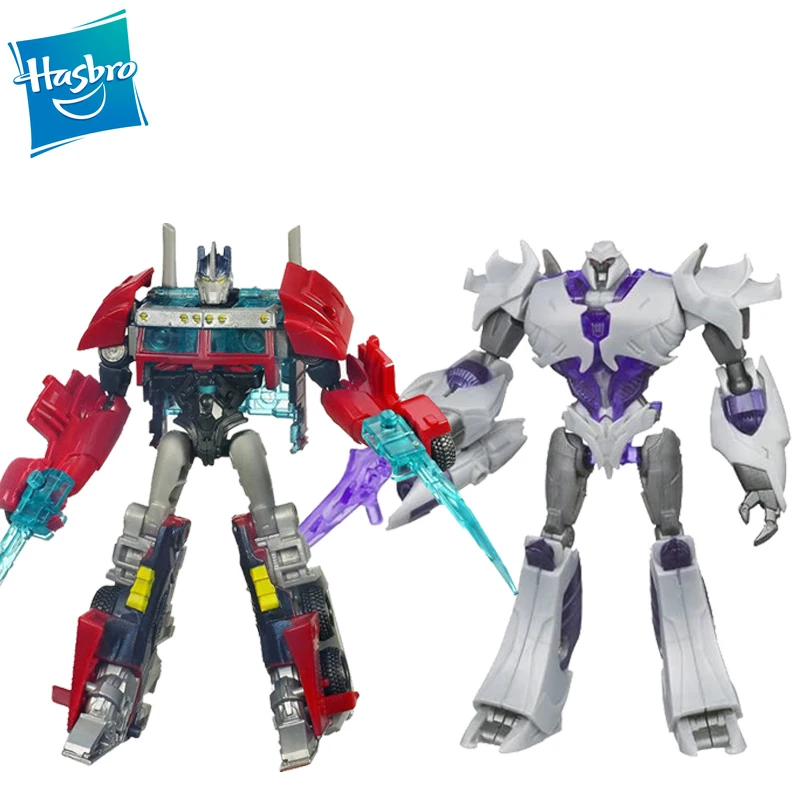 Экшн фигурки Hasbro Трансформеры Prime Cyberverse Commander Class Series Megatron Optimus перегородка Ironhide
