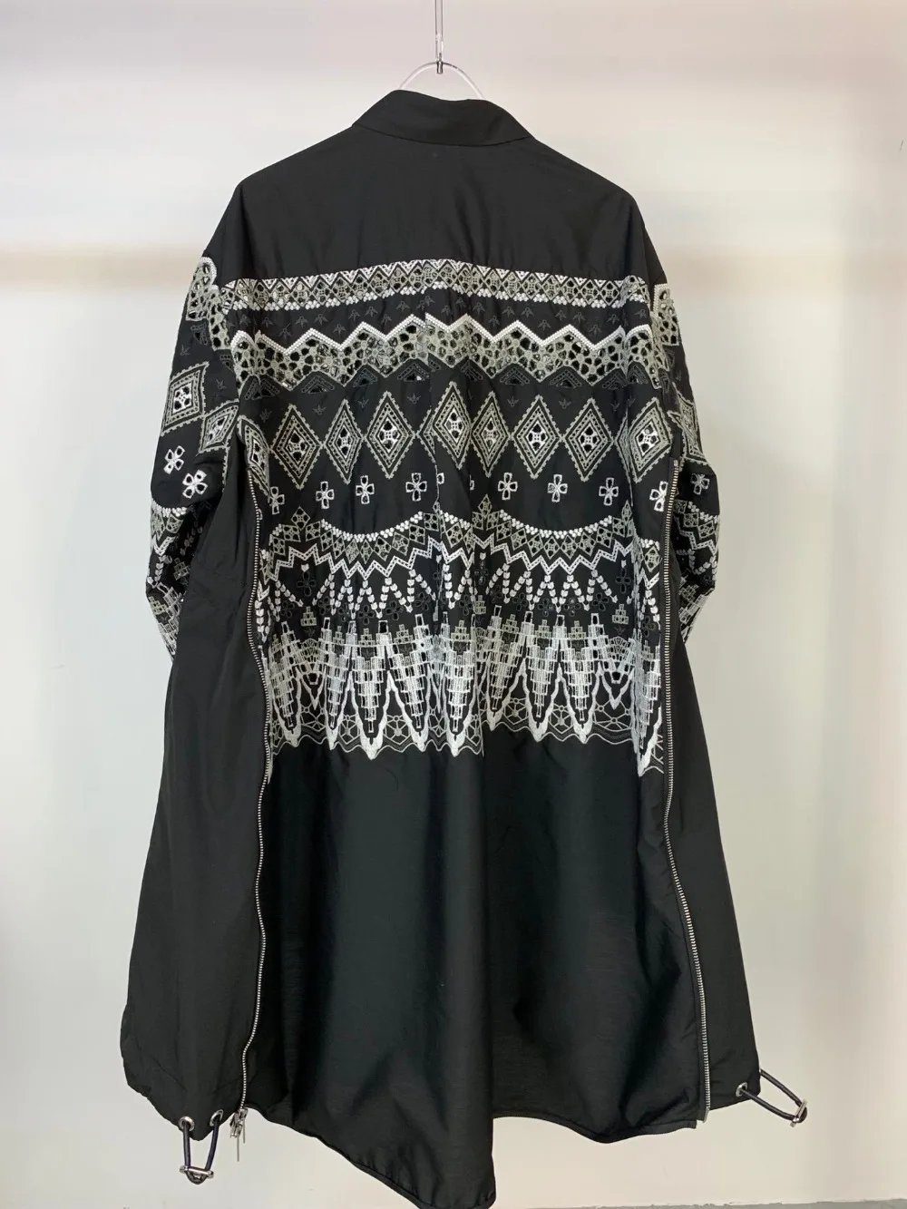2019FW роскошное Новое Женское платье с вышивкой и длинным рукавом, женское повседневное Свободное платье, 2 цвета, rmsx 12,24