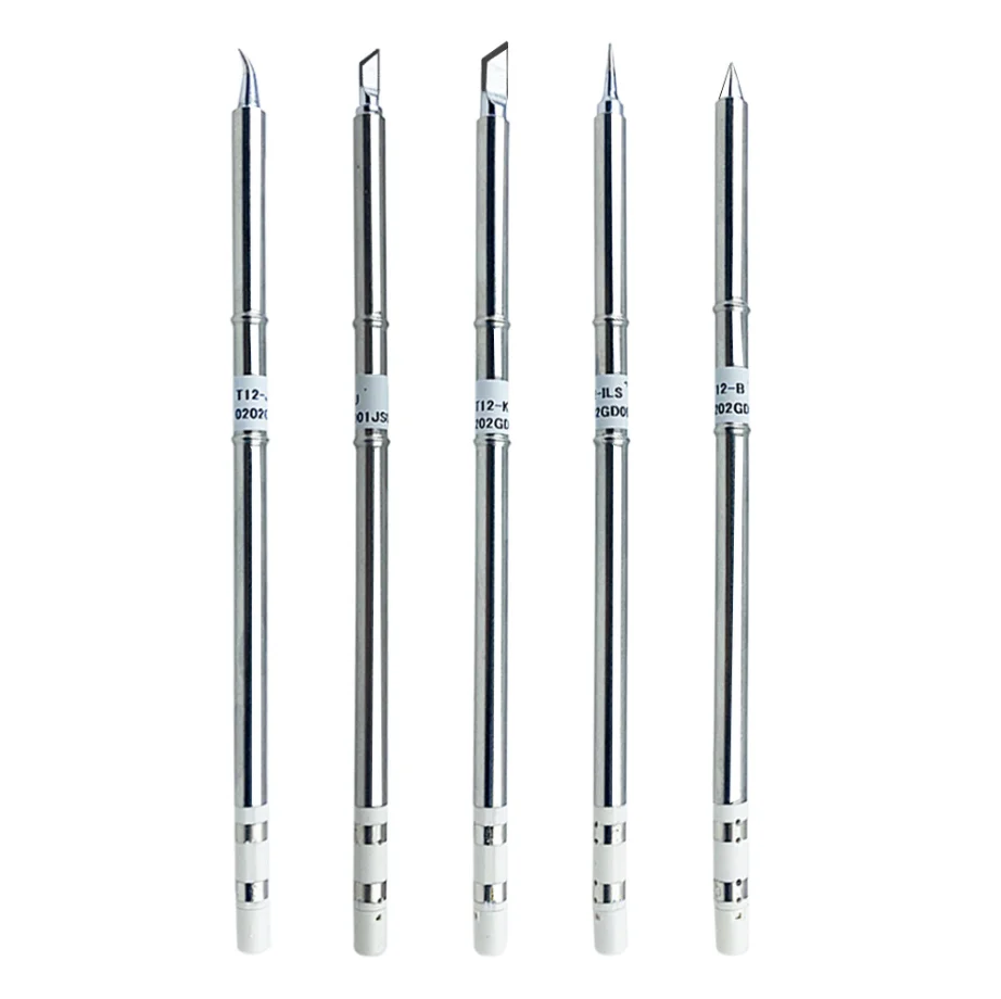 T12 Electric Soldering Iron Tips B2 BC2 ILS JL02 D24 KF For Hakko fx951 DIY Station Kits | Инструменты
