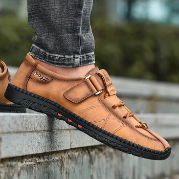 

Men Breathable outdoor Shoes Classic Cross-border walking shoes genuine leather sneakers