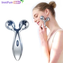 3D массажер для лица ручной роликовый массажер пластиковый и плотный массажер для лица специально для похудения тонкое лицо