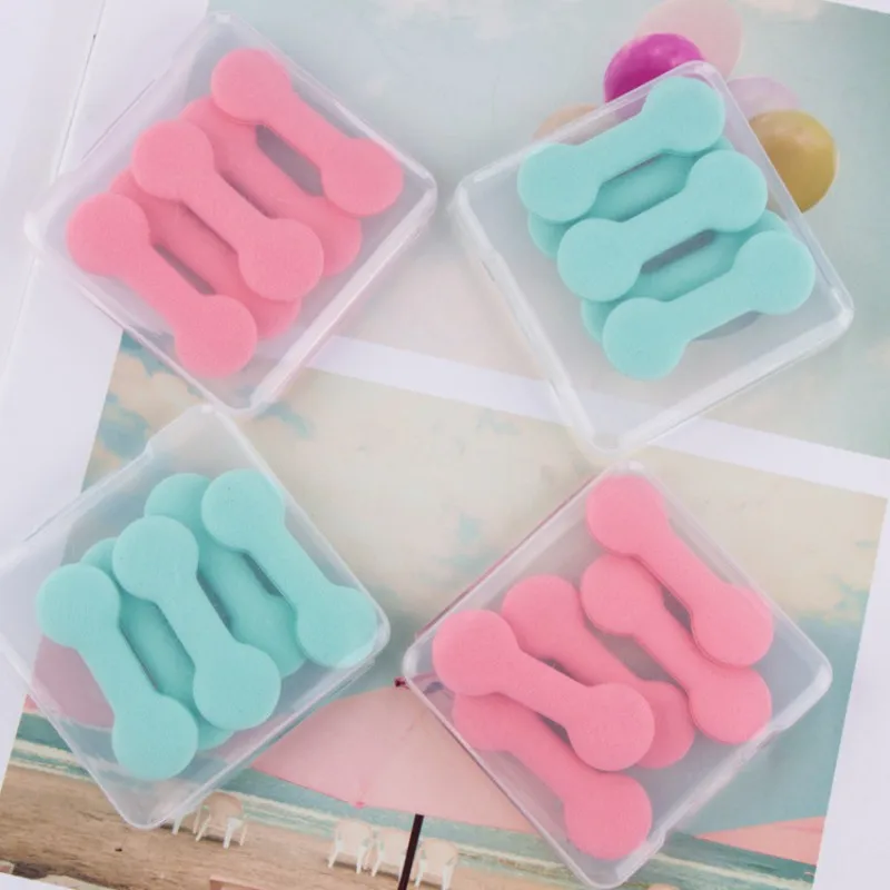 Disposable Double-end Eyeshadow Brush Sponge Portable Stick Set Cosmetic Tools Applicator Makeup Color Sent Randomly | Красота и