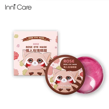 

60pcs Rose Eye Mask Collagen Golden Eye Patch Anti Puffy Wrinkle Dark Circles Caviar Moisturizing Deep Nourishing Mild Skin Care