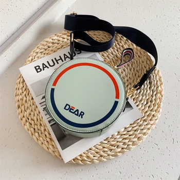 

【Free Shipping】2020 New In Women’s Bag Cross Body Circular Bag Fashion Color Unique Design Basic Easy Matching Lady Shoulder Bag