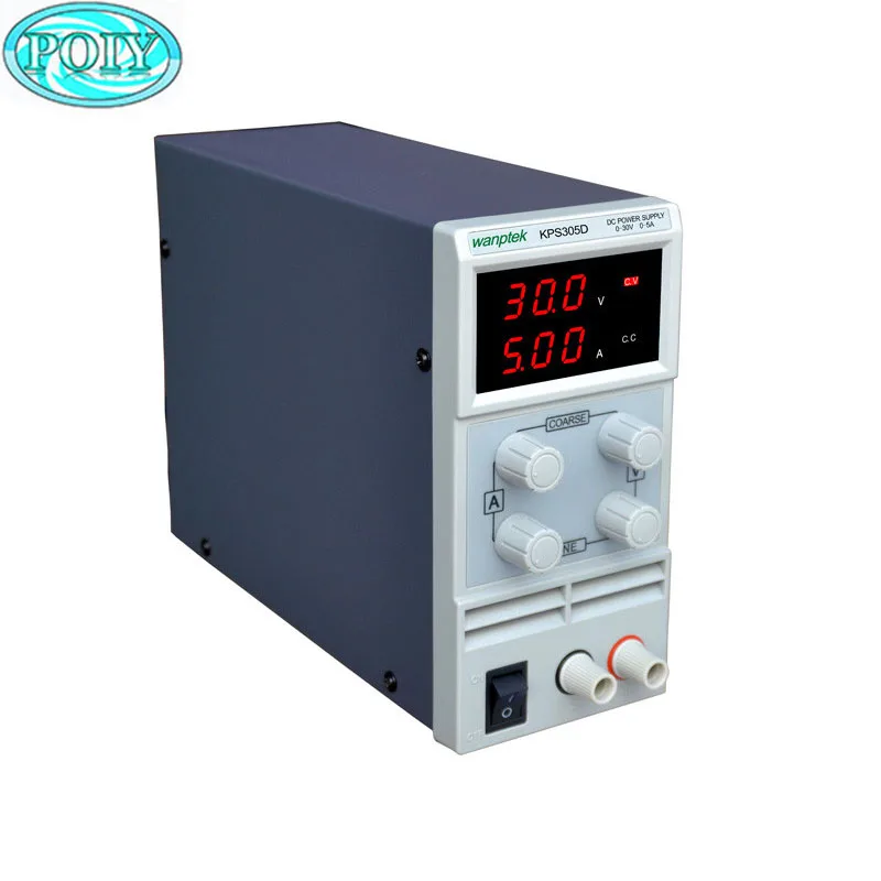 Регулятор напряжения KPS305D 30V 5A переключатель лабораторный источник питания постоянного тока 0,1 V 0.01A цифровой дисплей Регулируемый микро источник питания постоянного тока