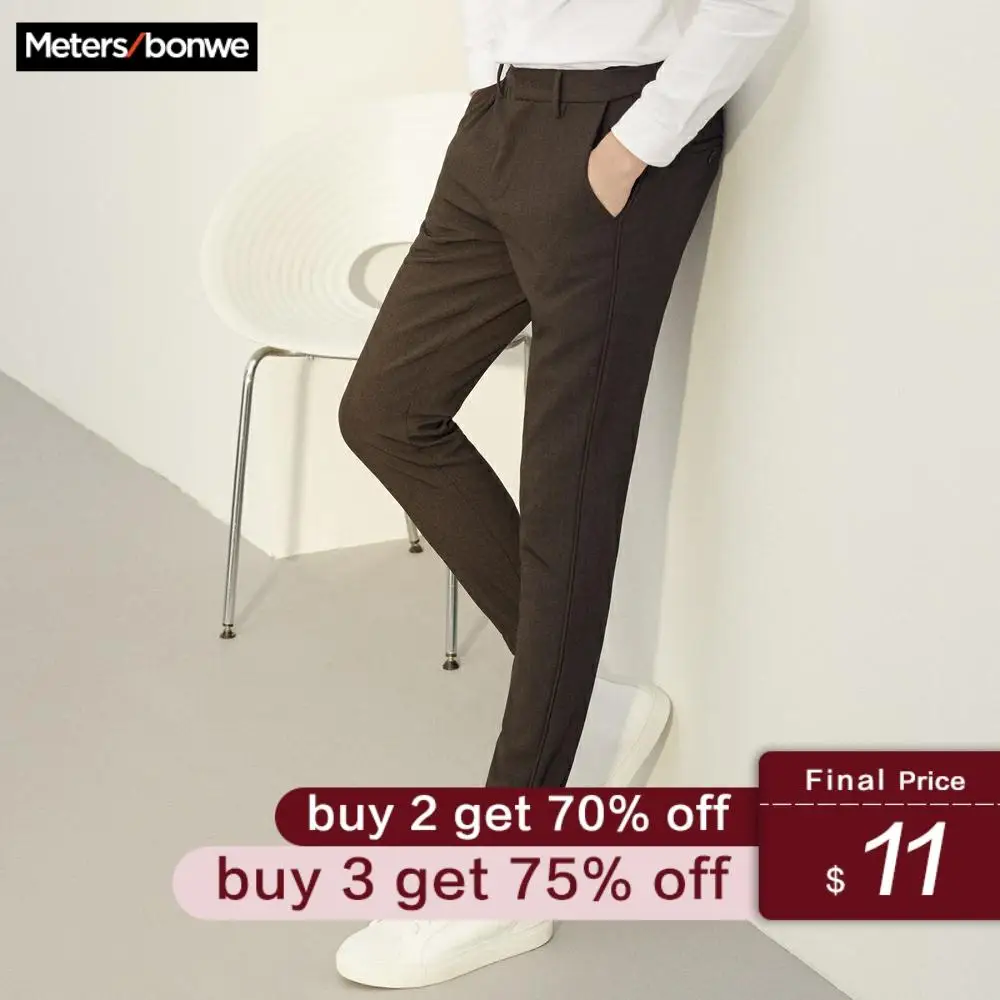 

Metersbonwe New Men Sports Pants 2020 Spring Autumn Casual Little Trousers Fashion Beam feet Jogging Pants Male Brand Trousers