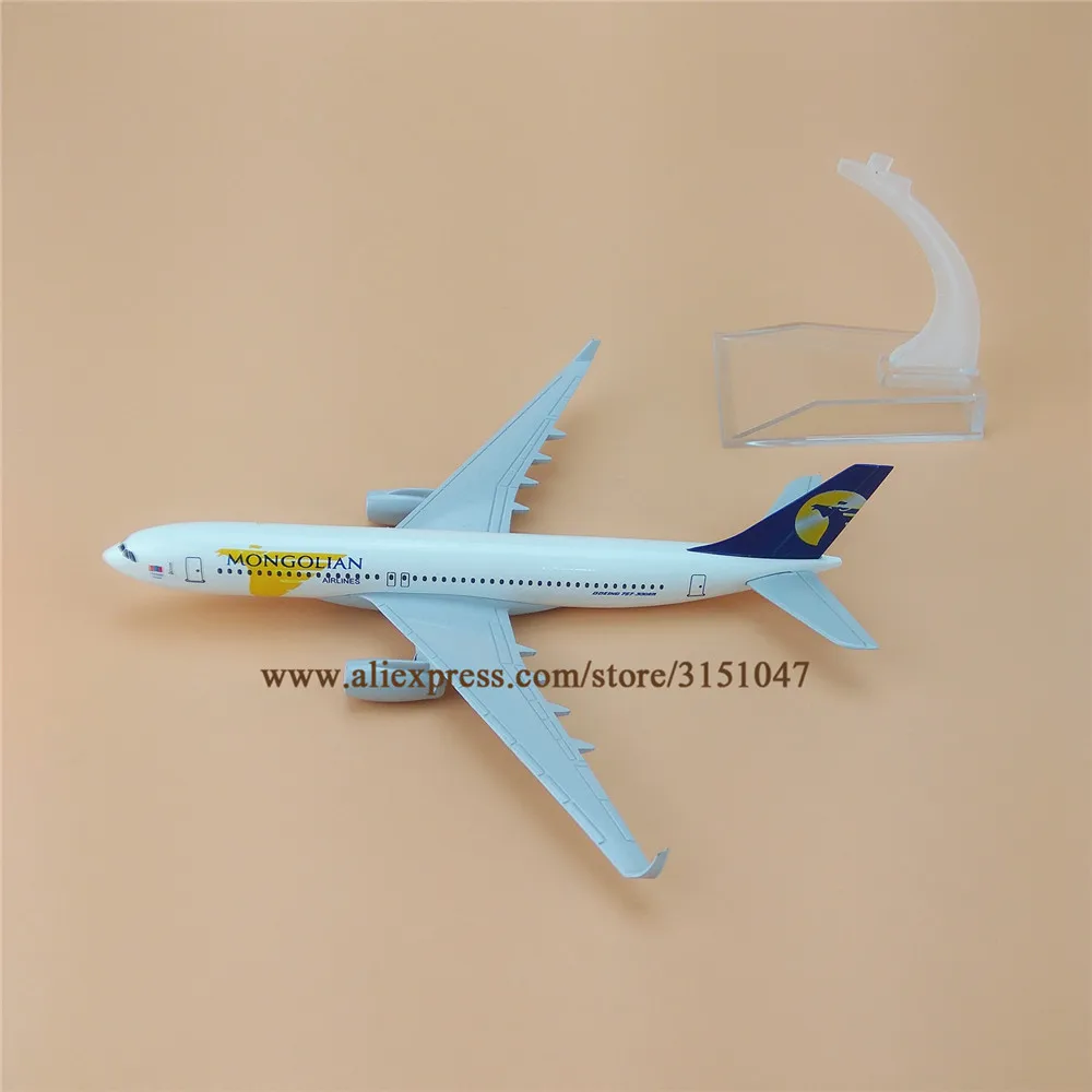 16 см Air Mongolian Boeing 767 B767 Airlines модель самолета из сплава металла литья под давлением