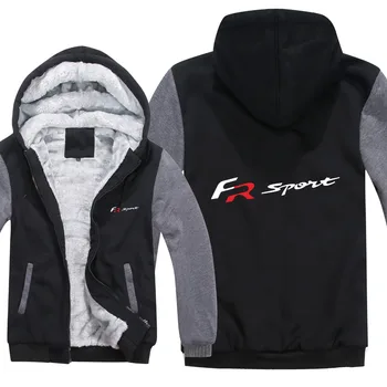 

New FR Sport Hoodies Jacket Winter Men Pullover Man Coat Casual Wool Liner Fleece Cupra Ibanez Lion Sweatshirts