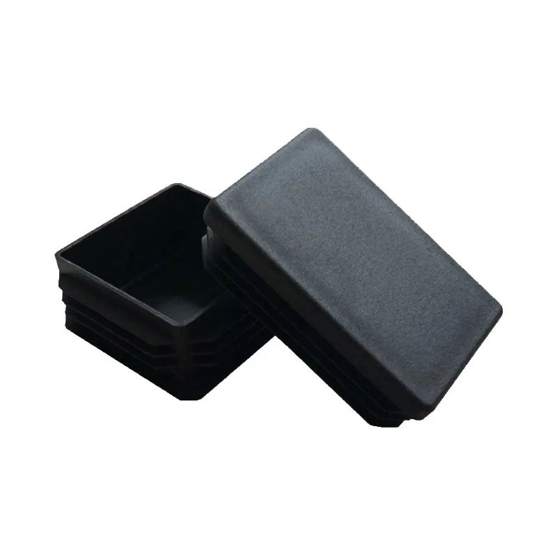 Black Plastic Steel square pipe plug Furniture Pad Plastic square Leg plug Anti Slip Feet Protectortube cap cap