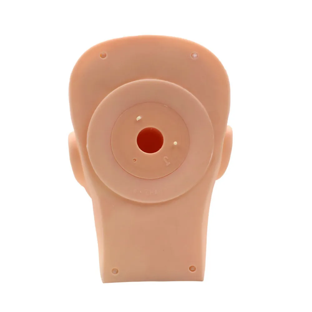 Detachable silicone tattoo products model head model eyelash eyebrow lip training dummy training model crew head