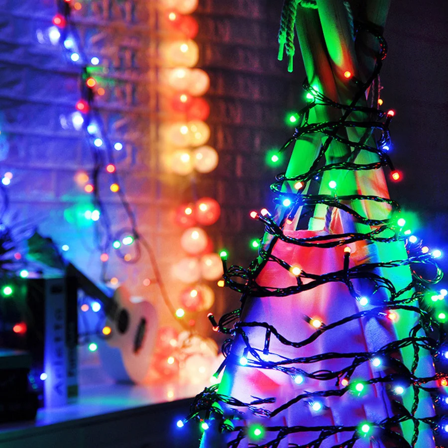 Waterproof 8 Modes 10M 20M 30M 50M Fairy Garden Light led string lights string lights led fairy lights Outdoor Indoor String Light Garland for Party Wedding Christmas Decoration