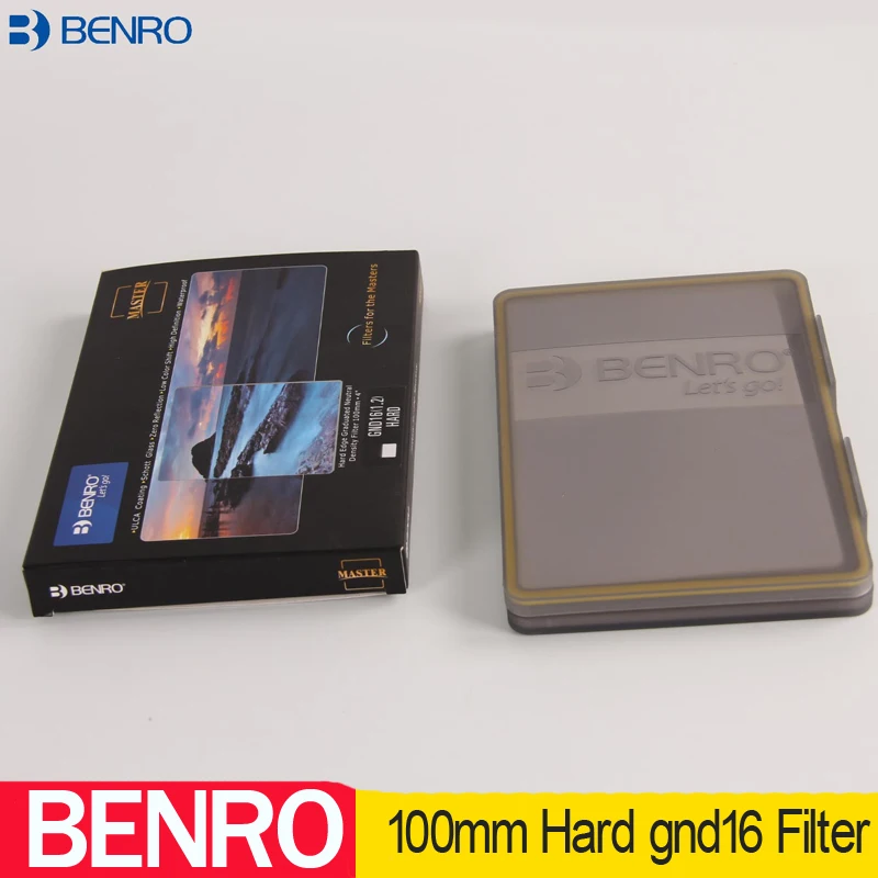 Benro Master 100x150mm Square Filter Hard gnd4 gnd8 gnd16  Insert GND0.9 Ultra Double Nano Optical Glass Coating Filters 6