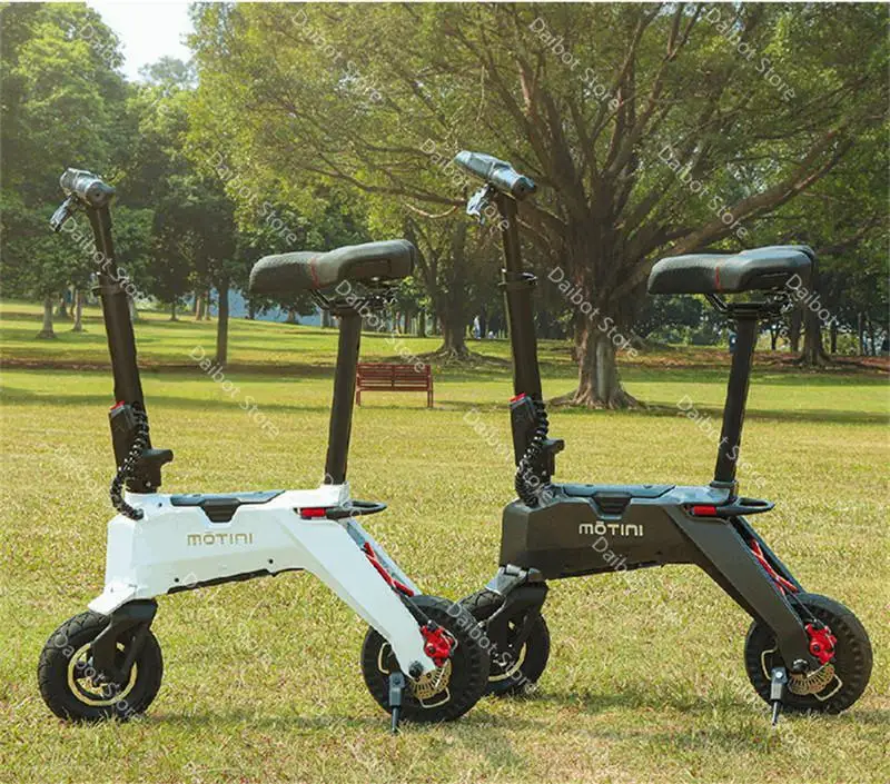 Mini Adult Electric Scooter 8 Inch 2 Wheels Electric Scooters 250W Protable Folding Light Electric Bike With Removable Battery (4)