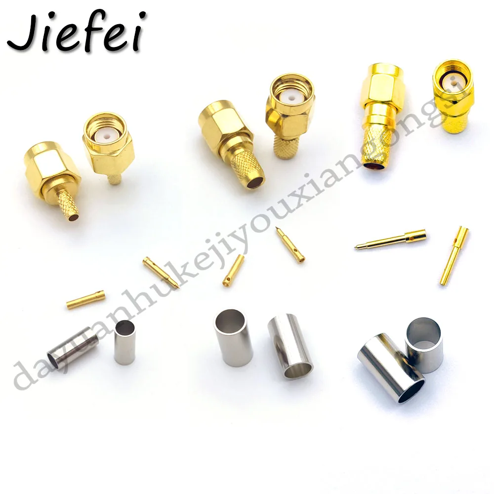 5 шт. RF разъем (RP) SMA типа папа (RG58 LMR195 RG142 RG400 RG223) или (RG174 RG316 LMR100) (RG8X LMR240)