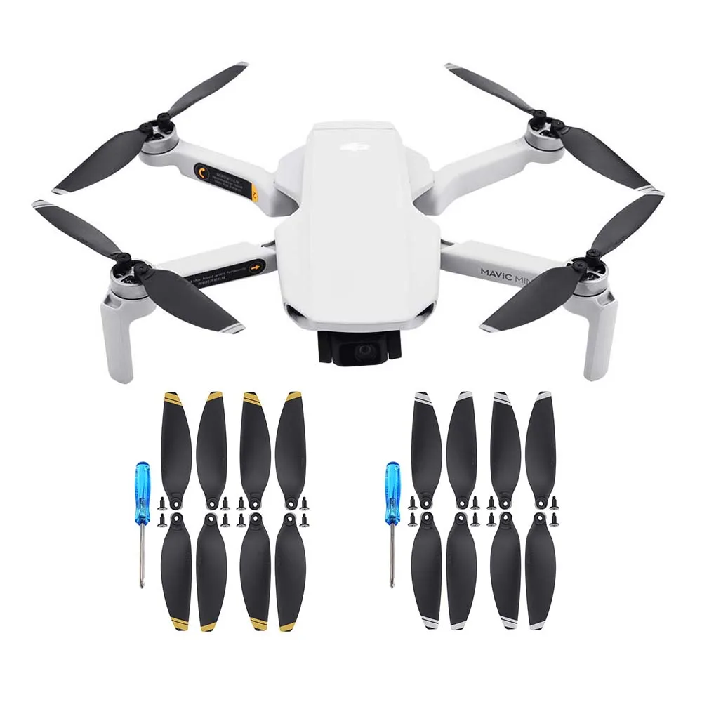 New 4726F Low Noise Propellers Props Blades For DJI Mavic Mini Drone 3 Colors New 4726F Low Noise Propellers Props Blades For DJI Mavic Mini Drone 3 Colors