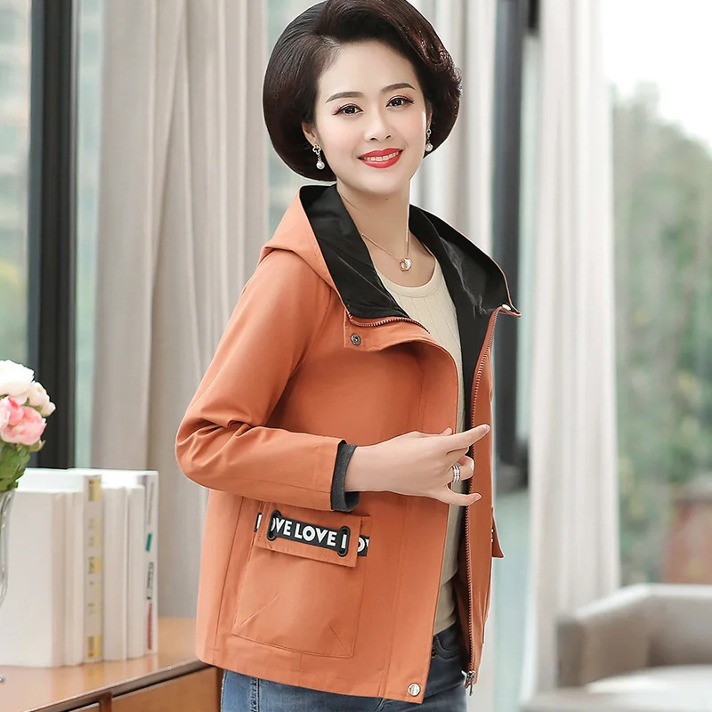 

Ybd-a9 Middle Aged And Elderly People WOMEN'S Dress Short Jacket New Style Korean-style Autumn Middle-aged Women Dress Western S