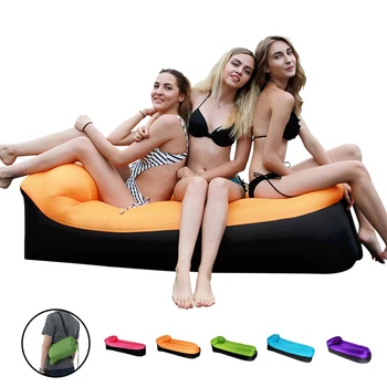 

Beach Lounge Chair Fast Folding Camping Sleeping Bag Waterproof Inflatable Sofa Bag Lazy Camping Sleeping bags Air Bed XA47Y