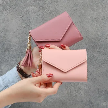 

Women Fashion Tassel Hasp Wallet Casual Hand Bag Bill Change Purse Coin Pocket Credit Bank ID Card Holders Case Handbag XB694