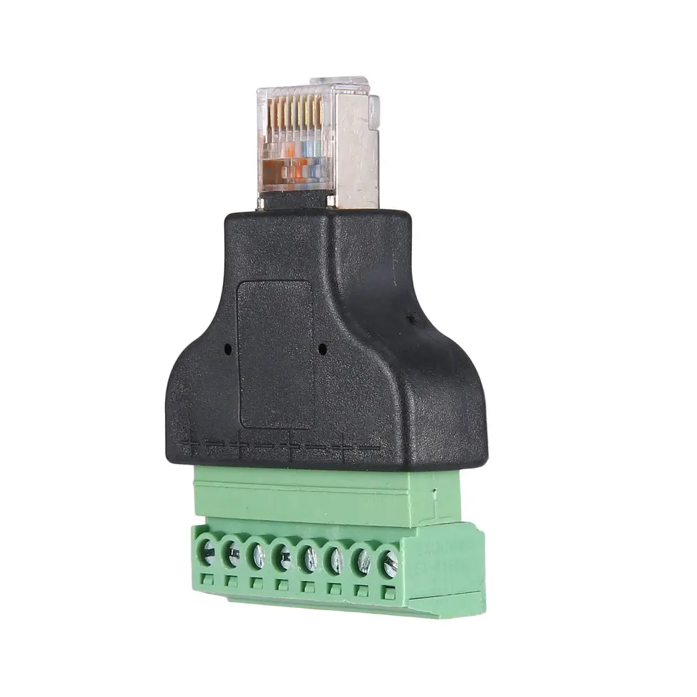 8P8C RJ45 штекер для AV винтовой терминал 8P в блоке CCTV