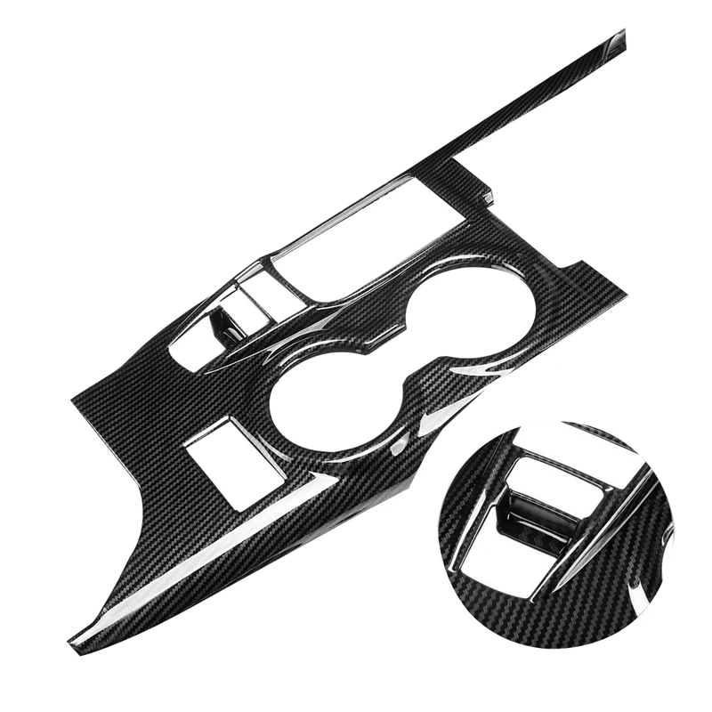 

Carbon Fiber Center Console Gear Shift Box Panel Cover Trim for Toyota Camry 2018-2020