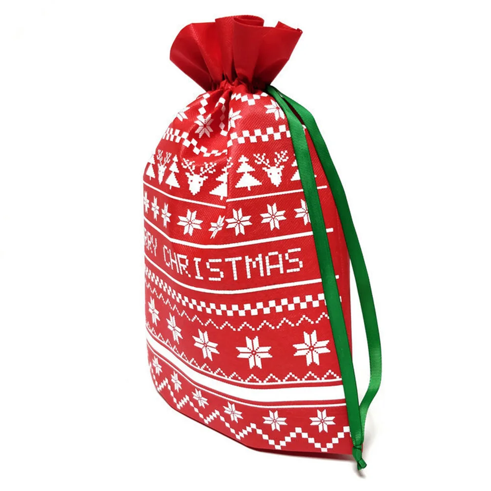 Украшение для дома дети Рождество легкий шнурок сахар Сумочка Подарок Милый фестиваль конфеты мешок
