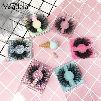 

Mink Eyelashes 25mm Mink Lash 3D Mink Lash Fake Lashes Reusable 100% Cruelty Free Mink Lashes Eyelashes Extension Silk Lashes