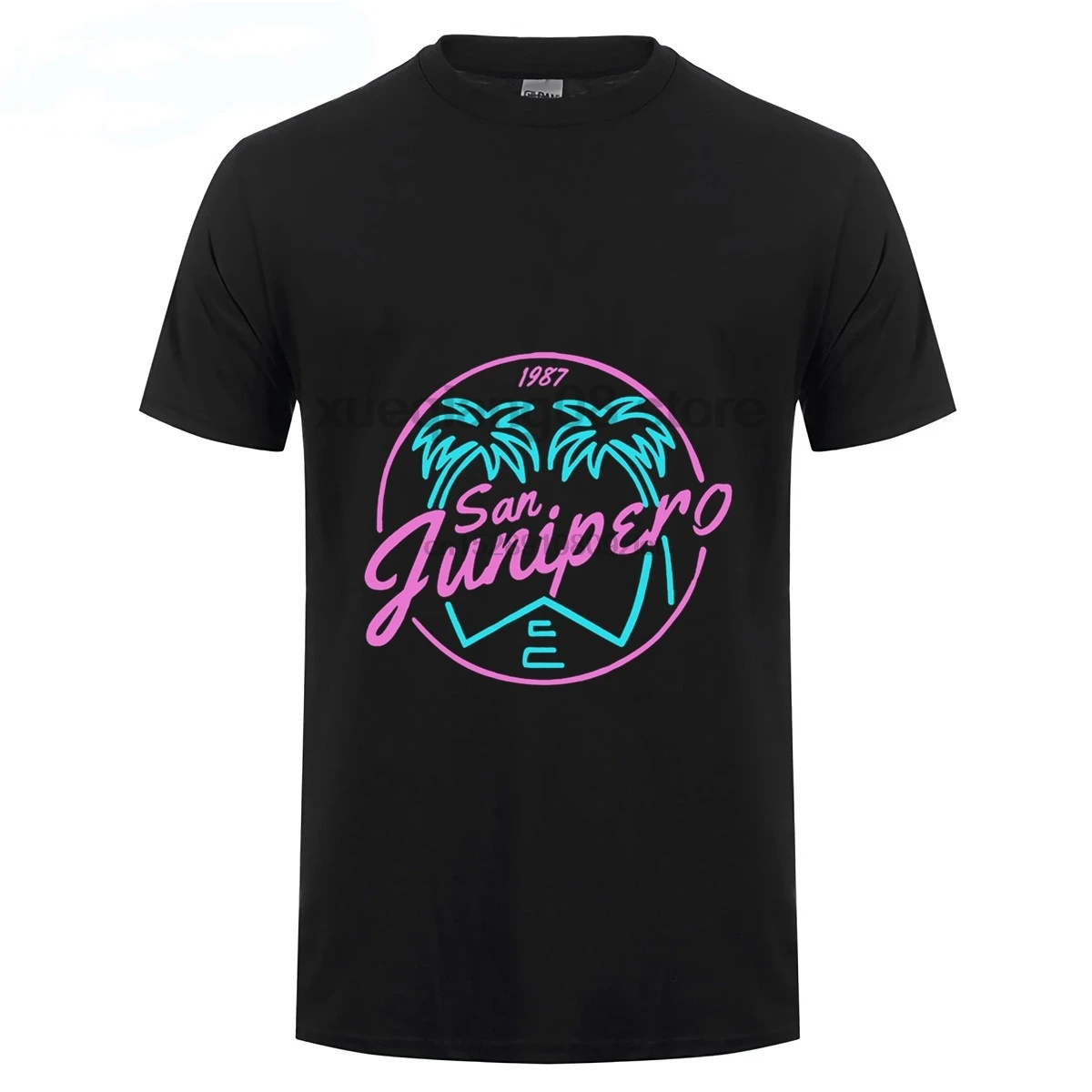 Black Mirror San Junipero Men T Shirt(1) | Мужская одежда