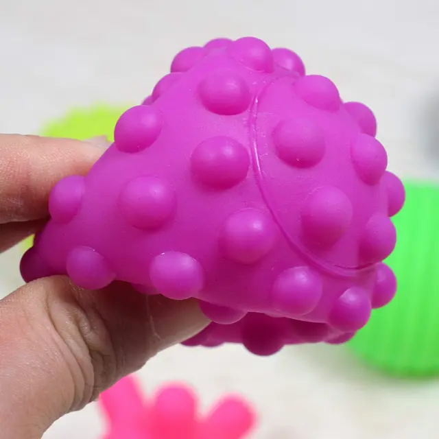Baby Toys Hand Touch Ball Soft Multi Textured Ball Set Develop Baby Tactile Senses Training Massage Ball Sensory Toy For Infants 3
