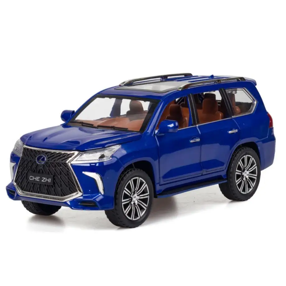 Hot scale 124 wheels diecast toyota LEXUS car metal model with light