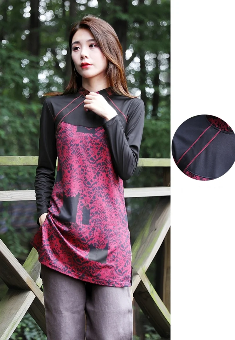 Традиционная китайская одежда для женщин Cheongsam топ женские топы и блузки элегантные женские топы в стиле ретро TA2168