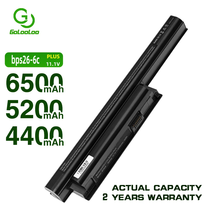 4400 мач аккумулятор для ноутбука sony vaio bps26 bps26a sve14115 sve14116 sve15111 sve141100c sve14111
